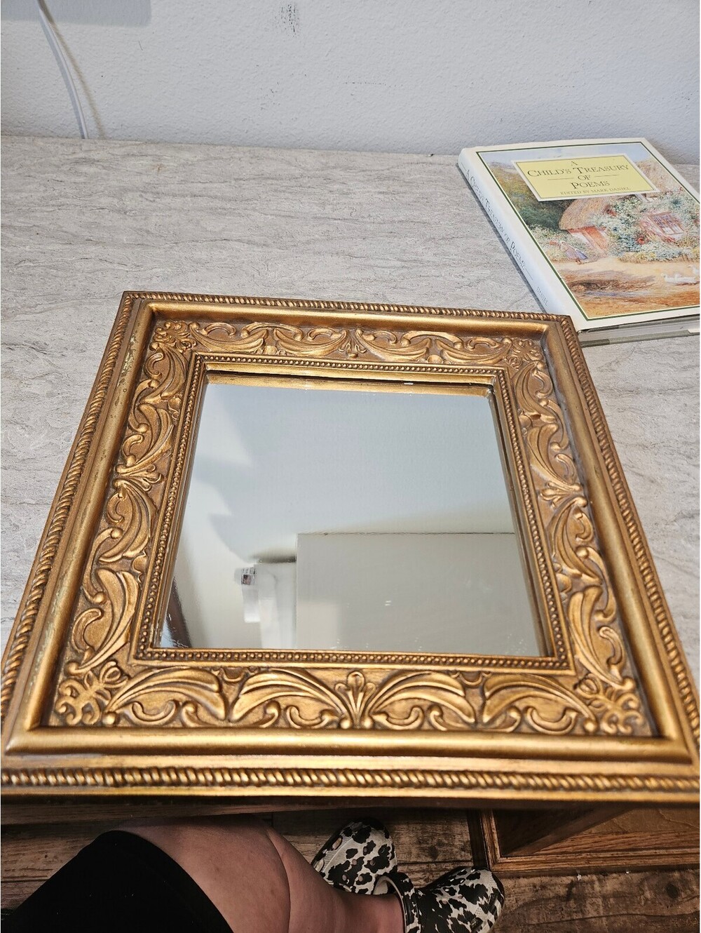 12 in by 12 in heavy mirror